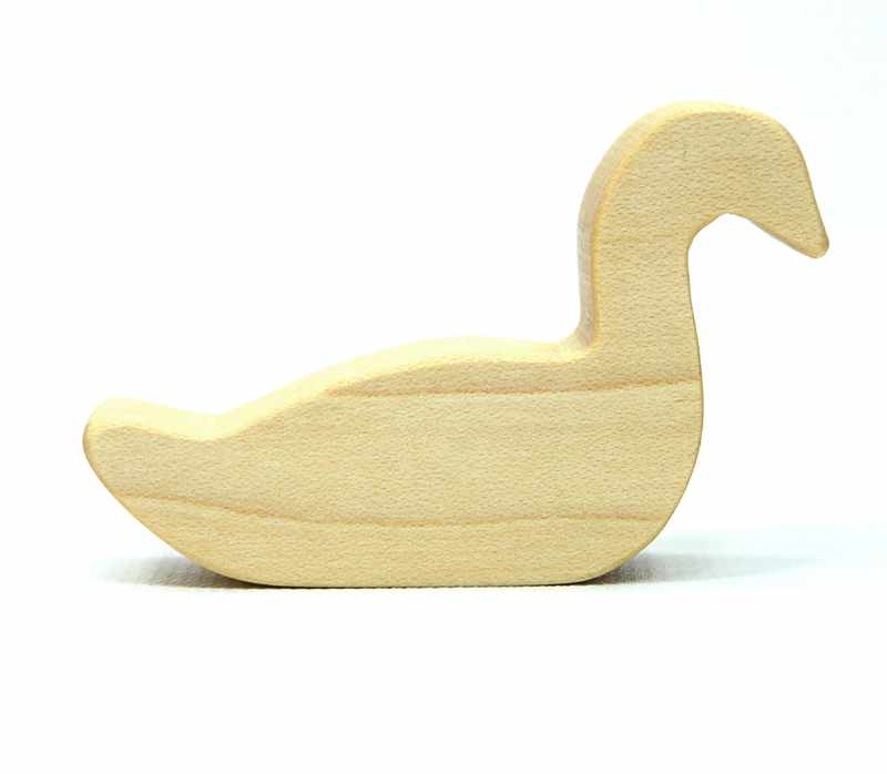 Wooden Toy Bird Swan